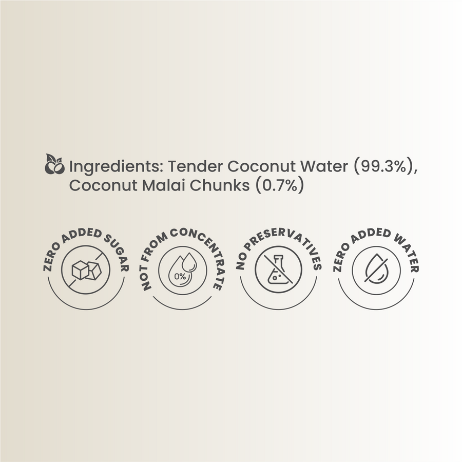 Tender Coconut Water (with Malai Chunks)