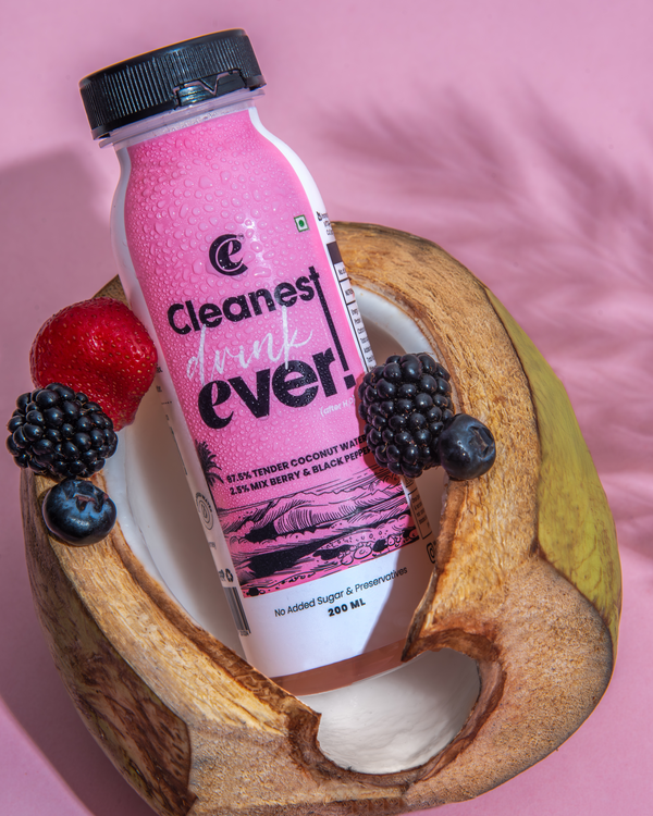 Tender Coconut Water (with Mixed Berry Black Pepper)